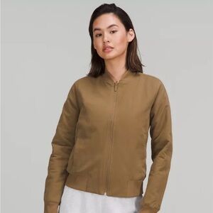 Lululemon Non-Stop Cotton Bomber Jacket - Size 4